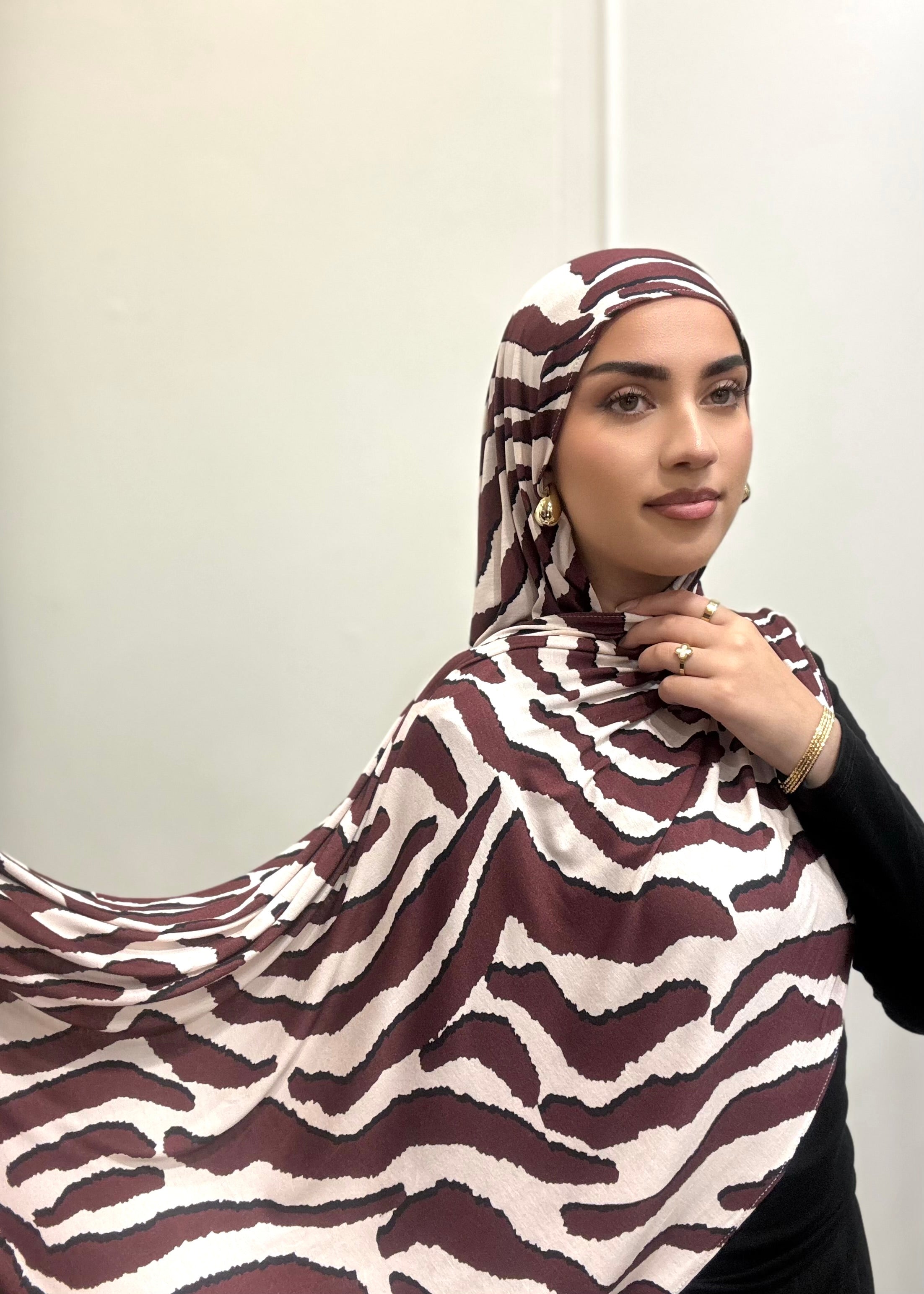 ZEBRA JERSEY HIJAB
