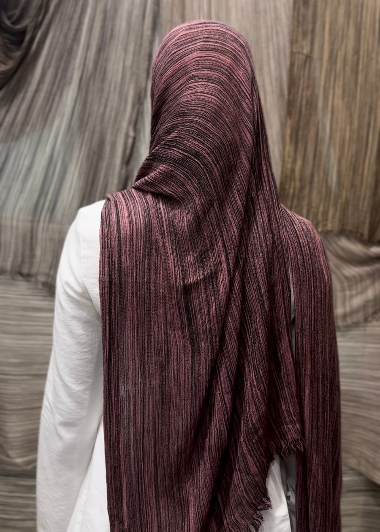 LUXE RAYON - FADED PLUM