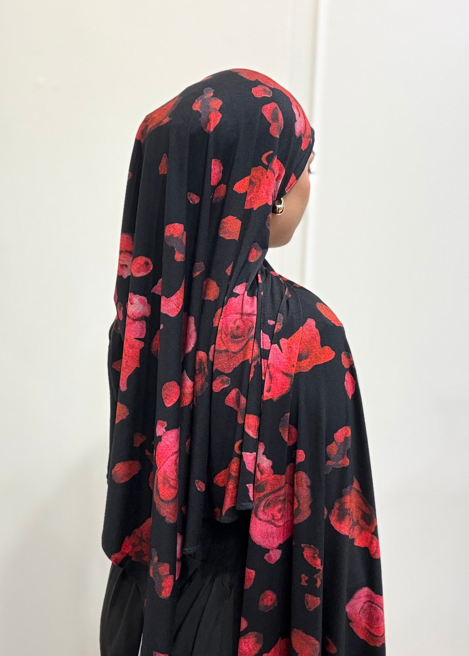 MIDNIGHT BLOSSOM JERSEY HIJAB