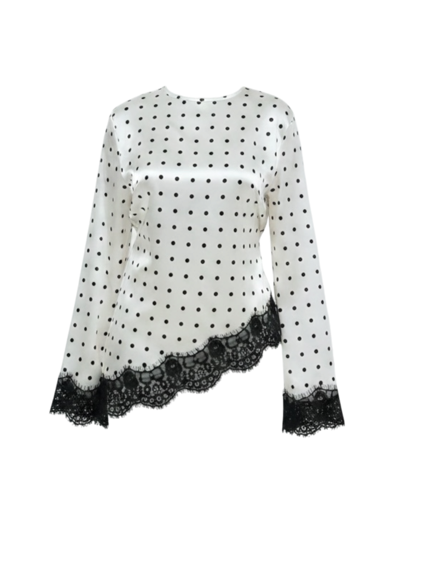 POLKA DOT LACE TOP
