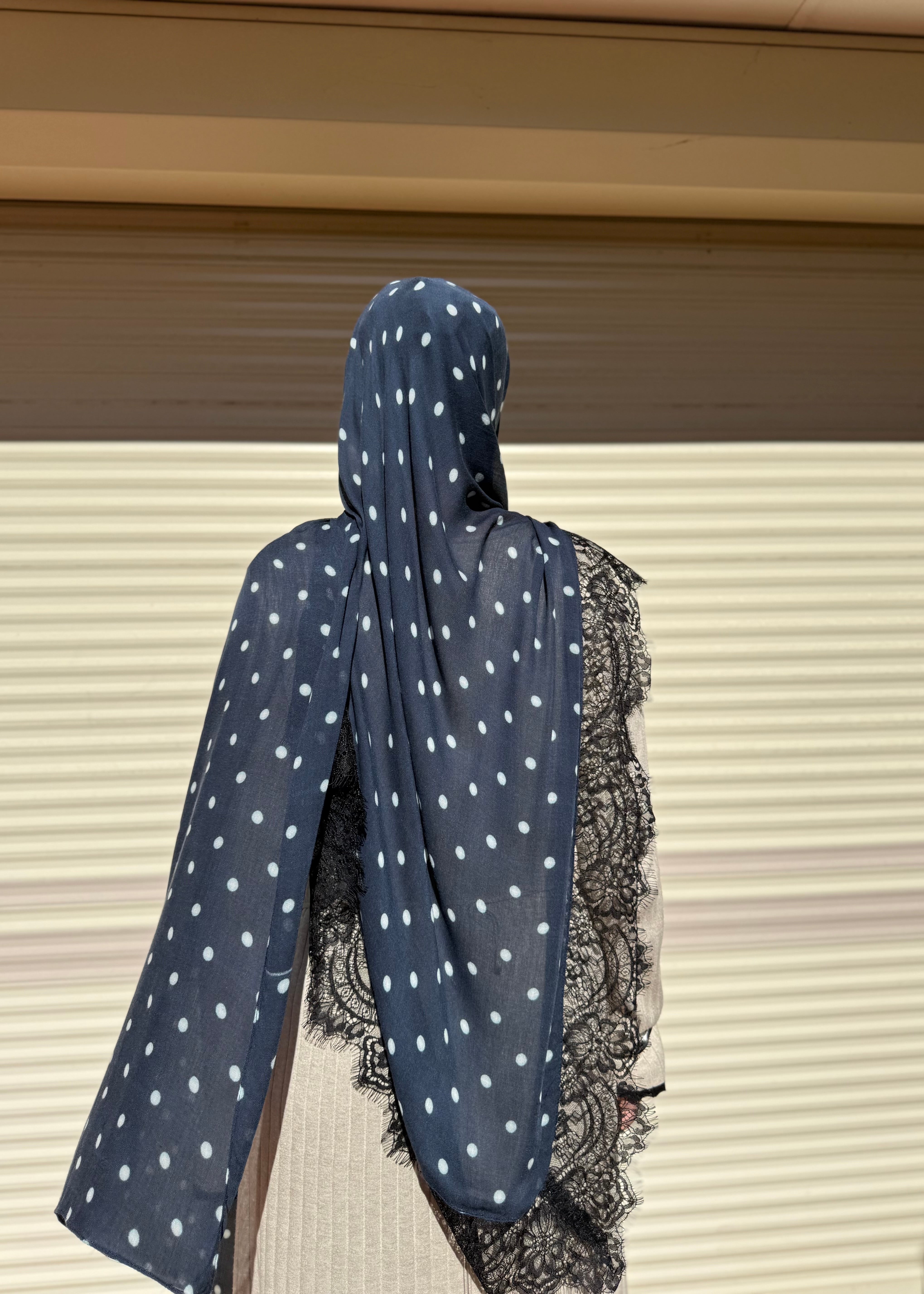 NAVY BLUE / B POLK DOT MODAL