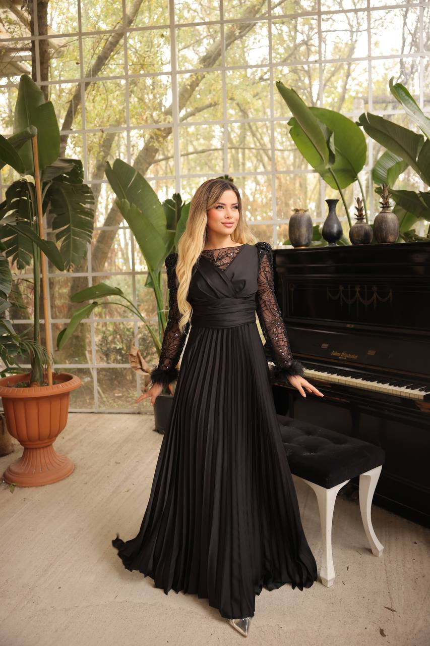 AYSHA SATIN DRESS