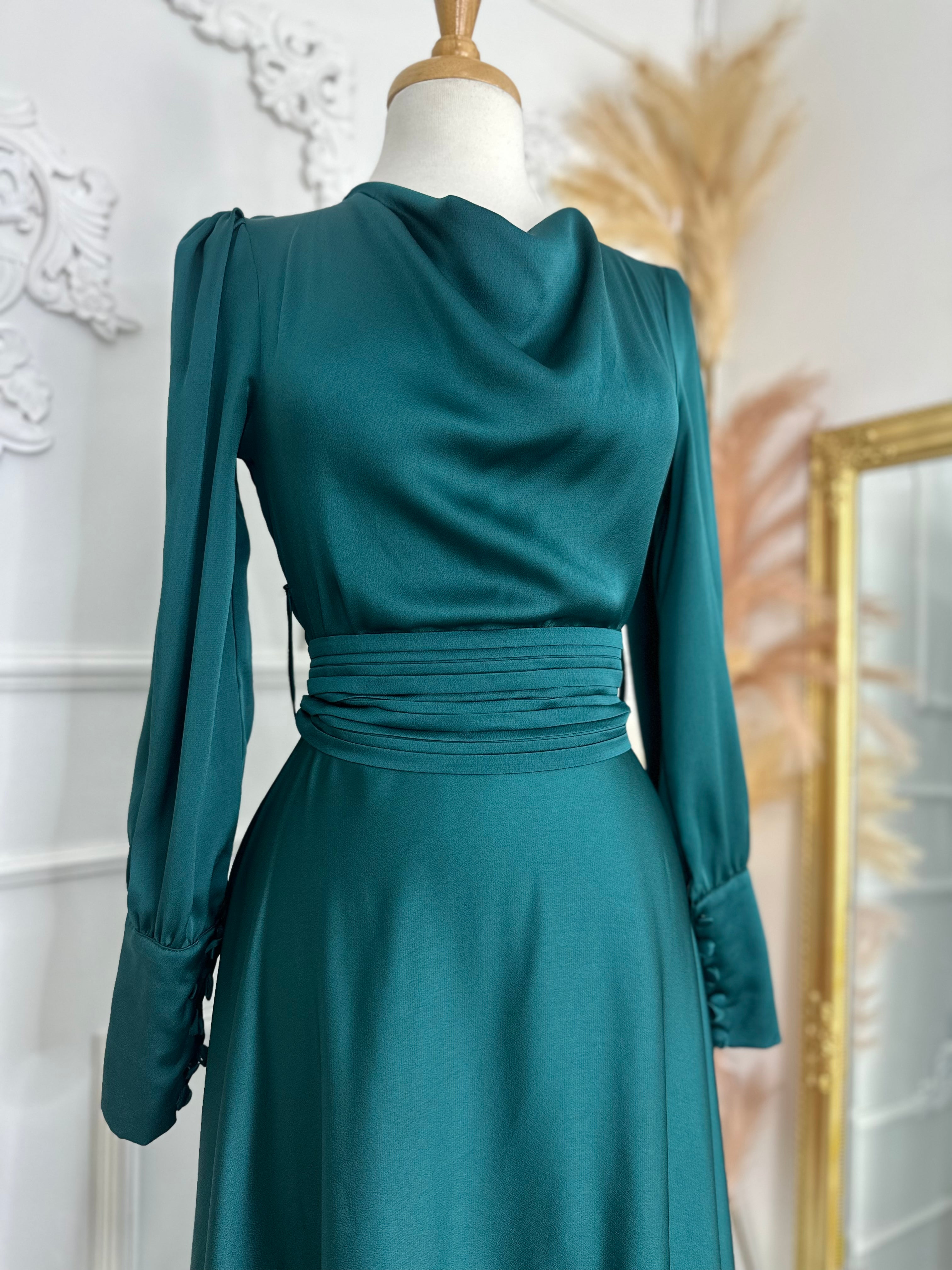 RIMA SATIN DRESS
