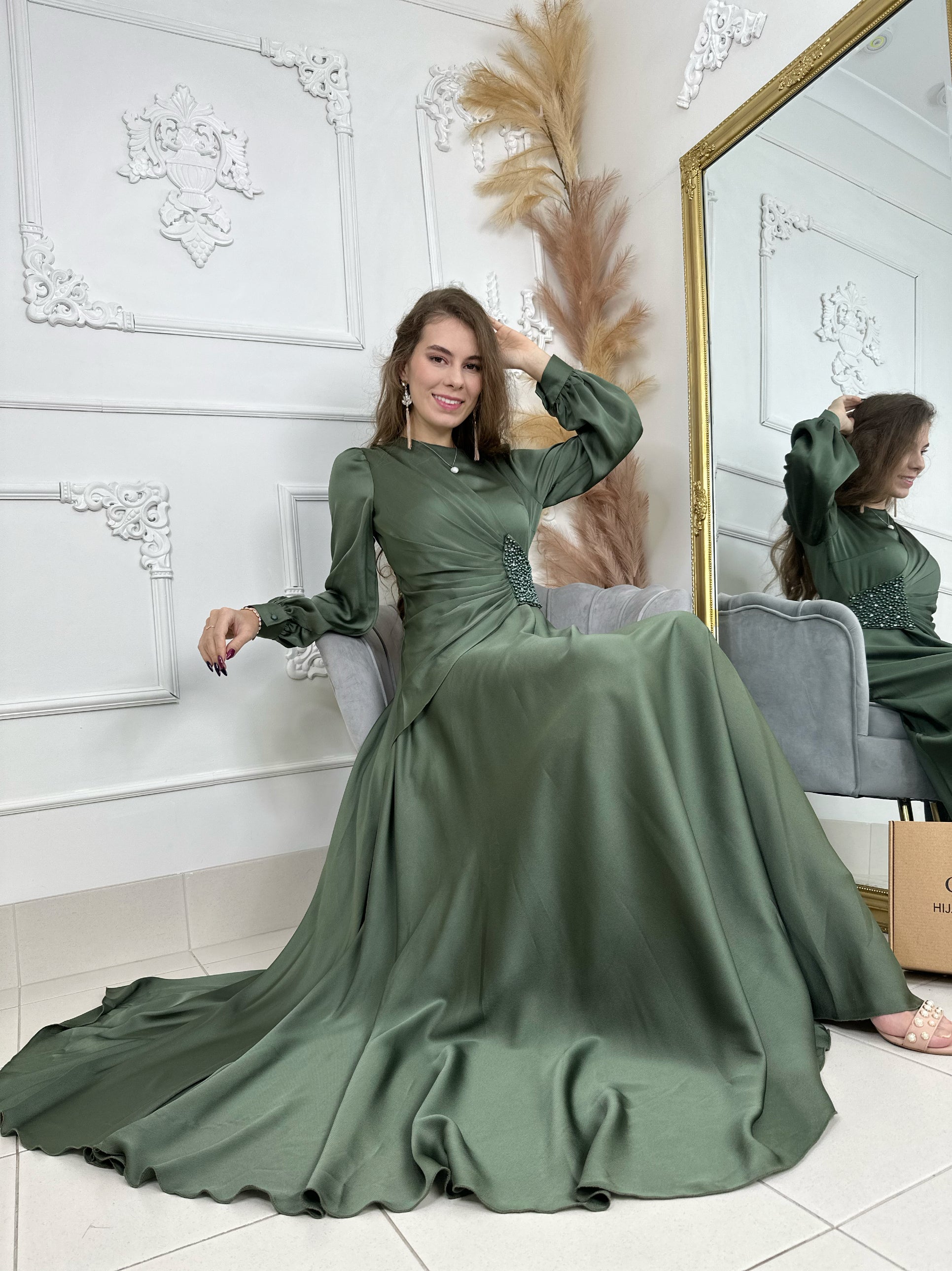 AMAR SATIN DRESS