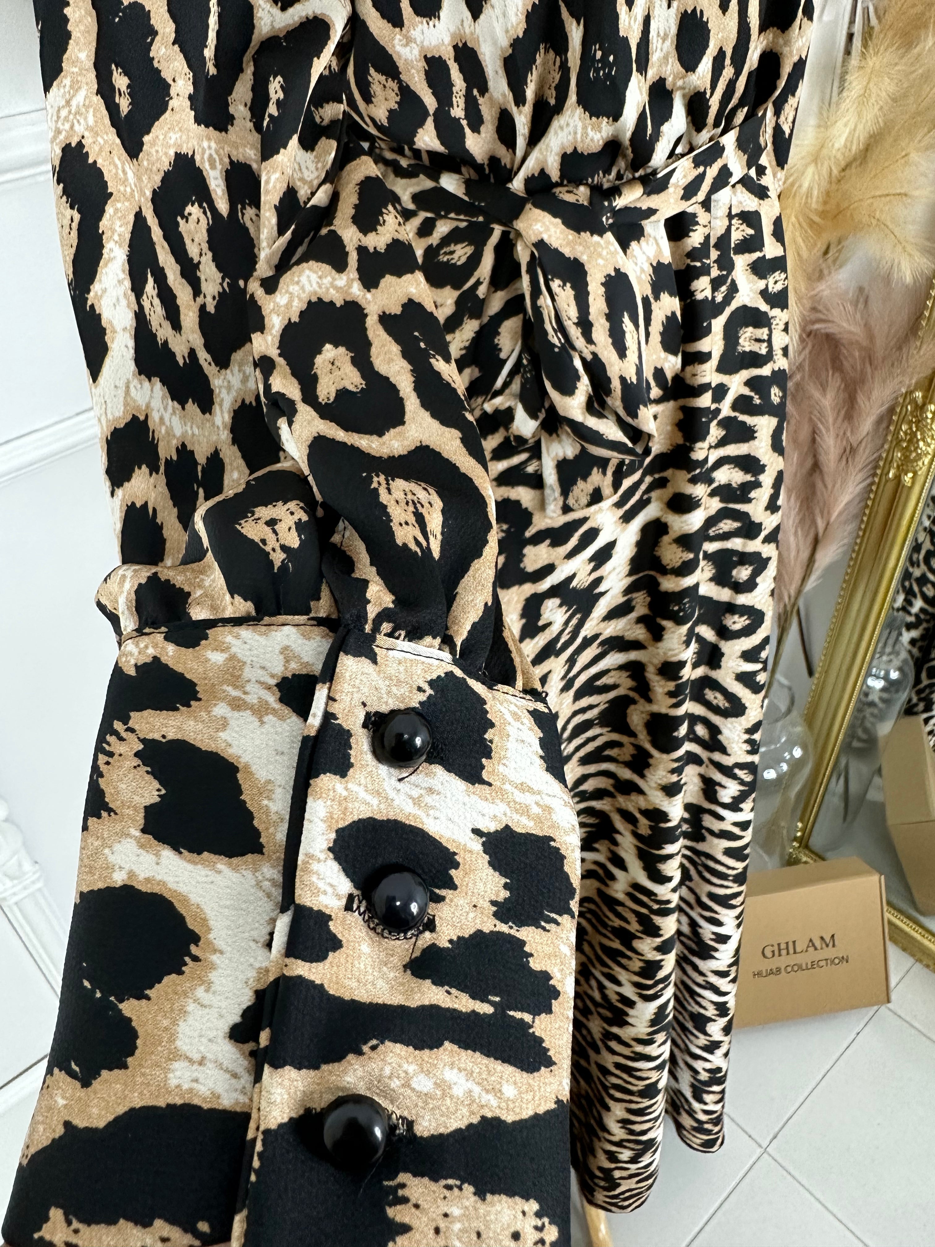 ALISHA LEOPARD DRESS