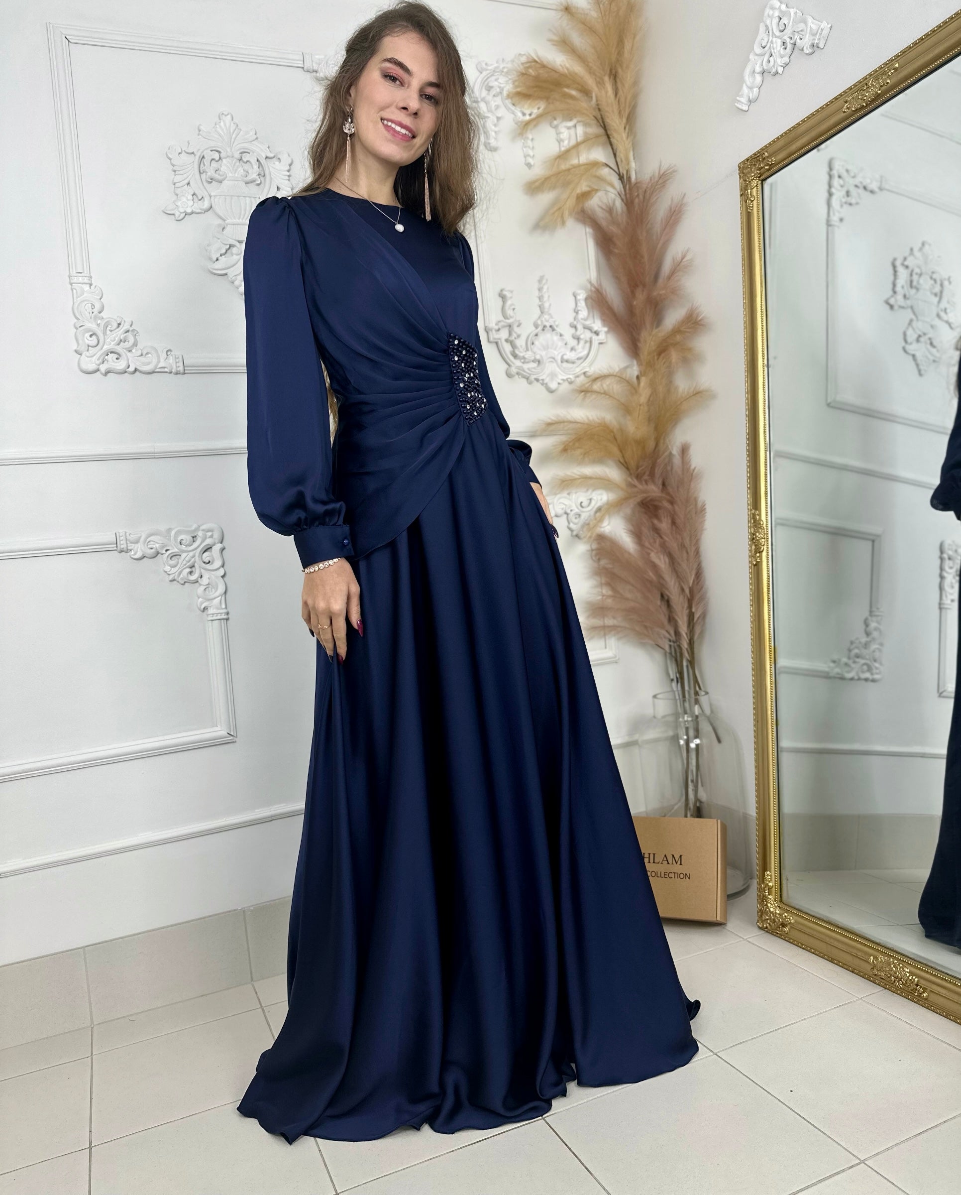 AMAR SATIN DRESS