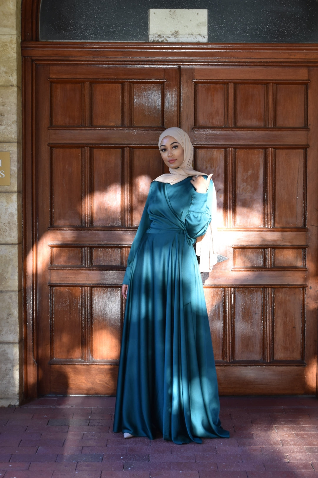 SABRINA SATIN DRESS