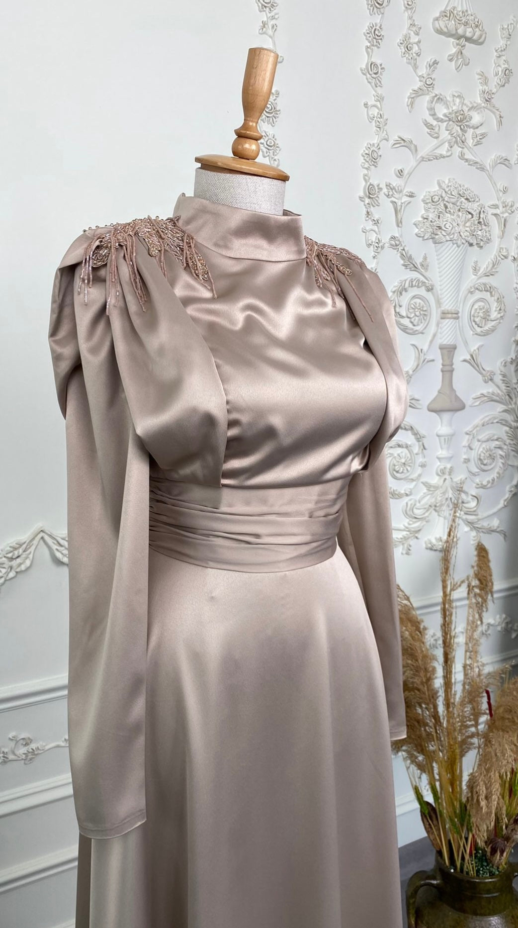 Barlin Satin Dress