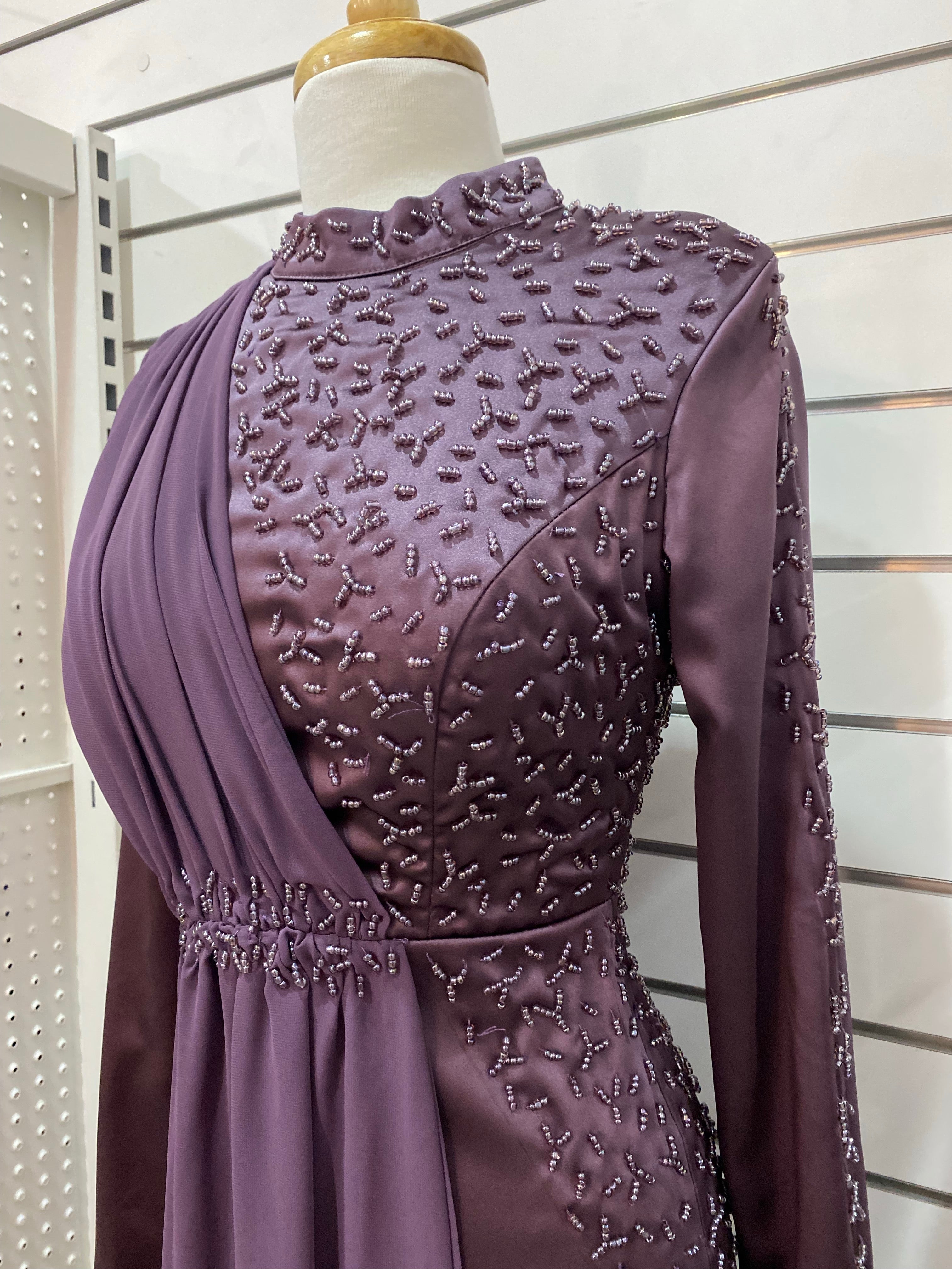 Zeytun Satin Dress