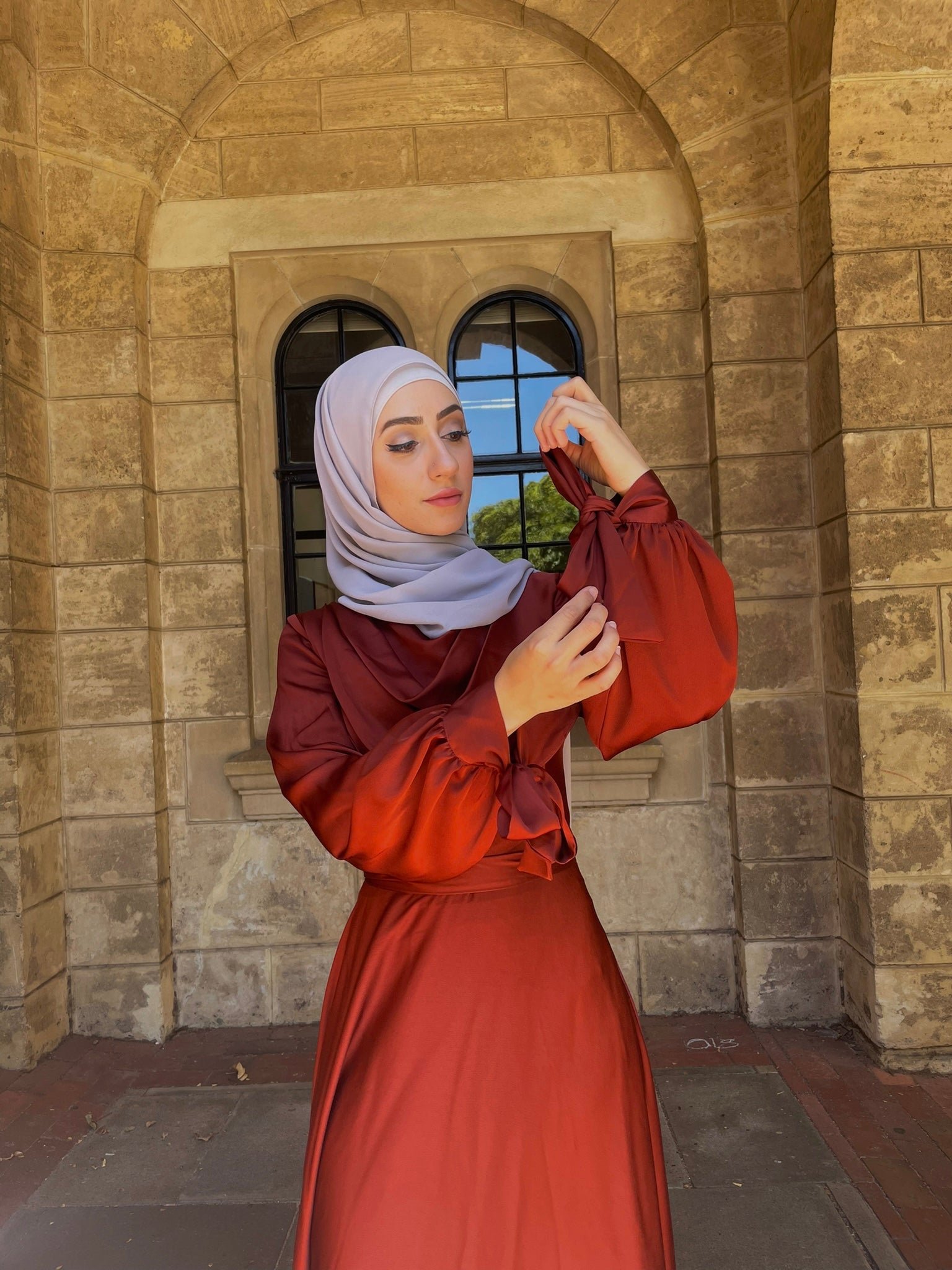 ANAYA SATIN DRESS