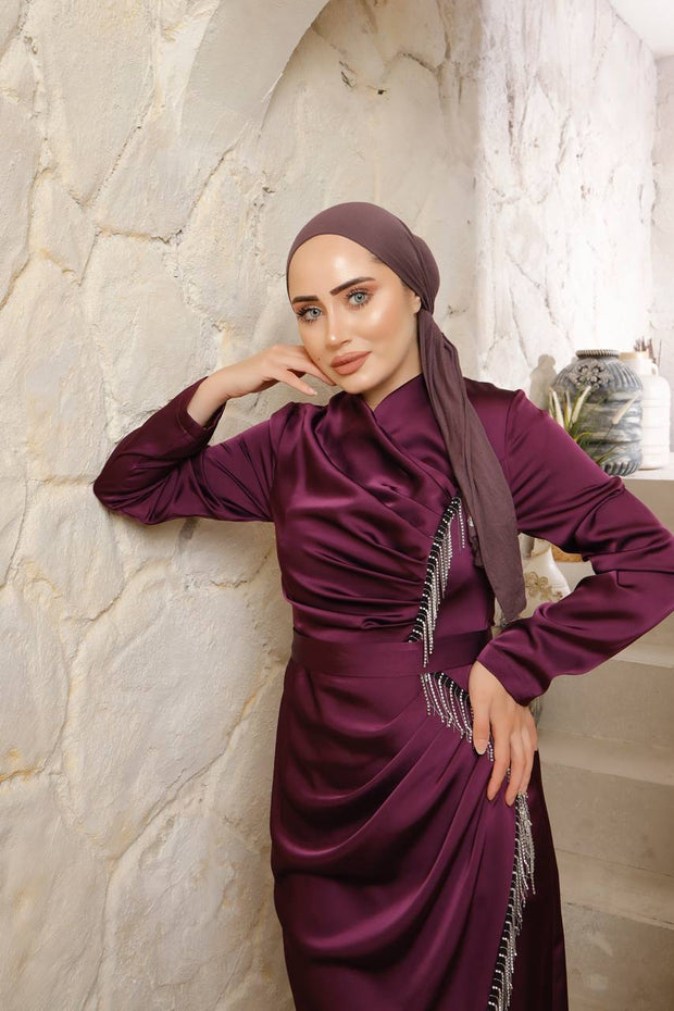 SELINA SATIN DRESS