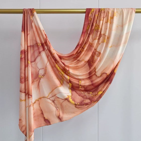 BLOSSOM MARBLE JERSEY HIJAB