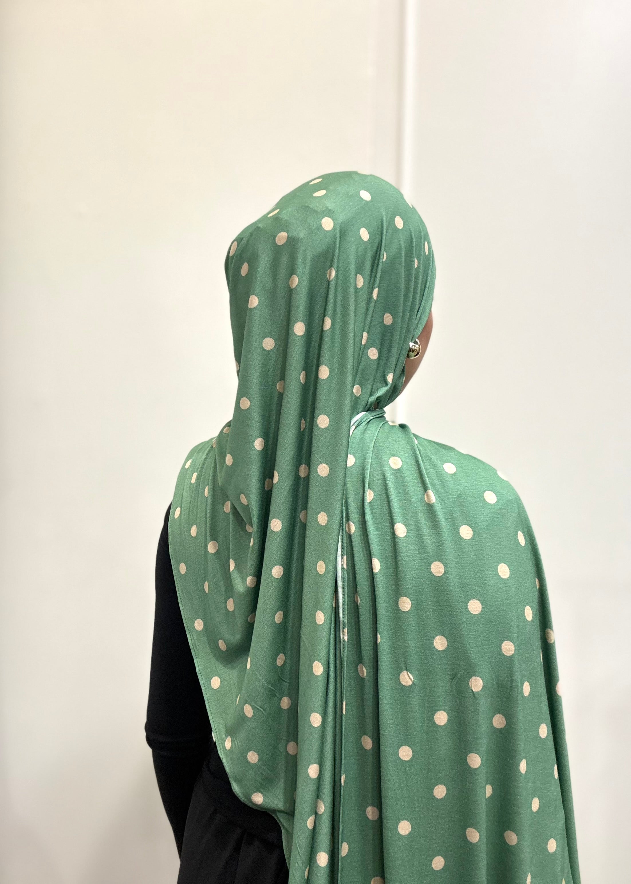 JADE POLKA DOT JERSEY HIJAB