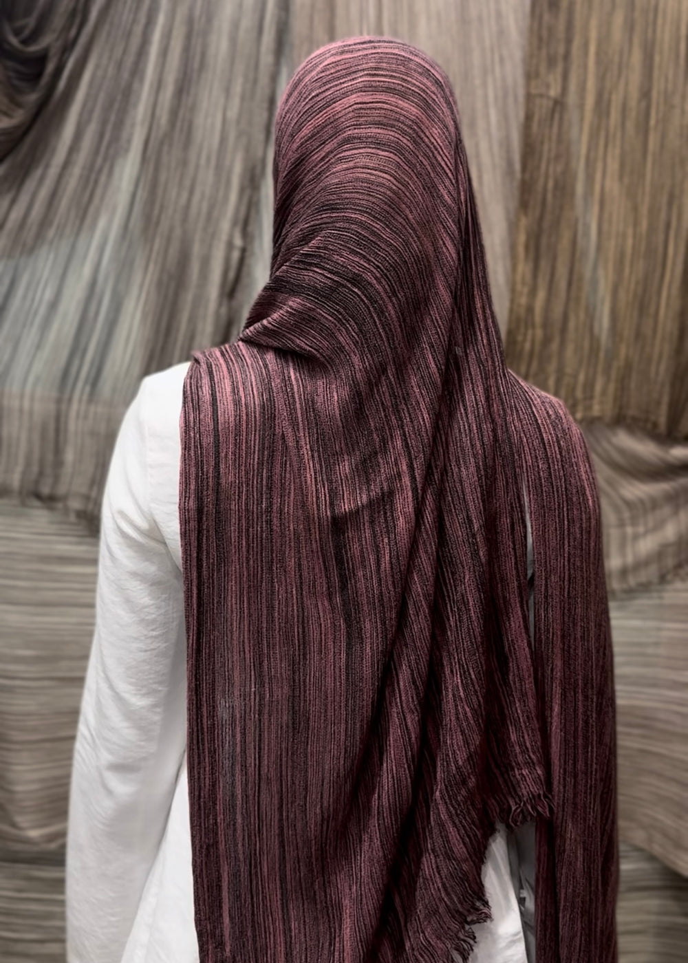 LUXE RAYON - FADED PLUM