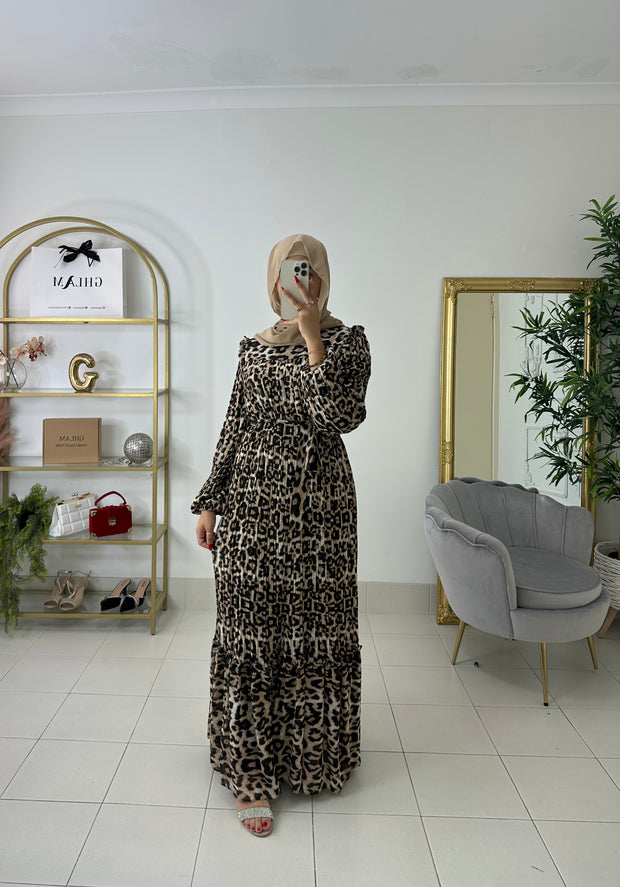 HEENA LEOPARD DRESS