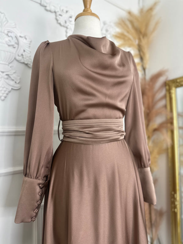 RIMA SATIN DRESS