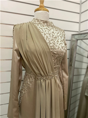 Zeytun Satin Dress
