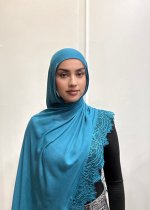 TEAL BLUE LACE MODAL