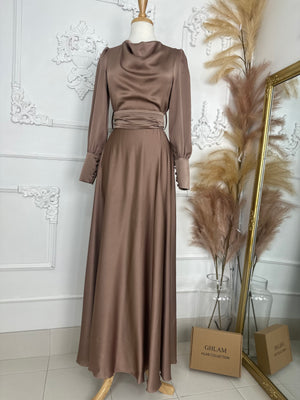 RIMA SATIN DRESS