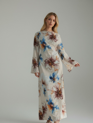 SAJA FLORAL DRESS