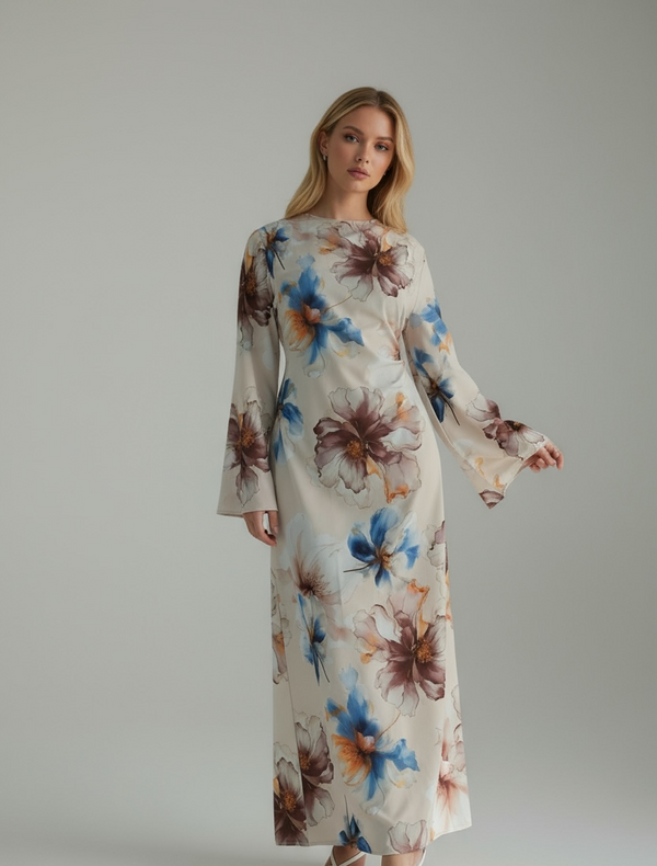 SAJA FLORAL DRESS
