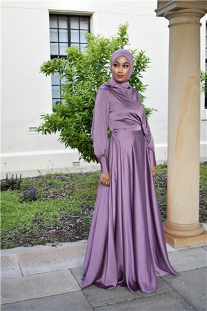 SABRINA SATIN DRESS