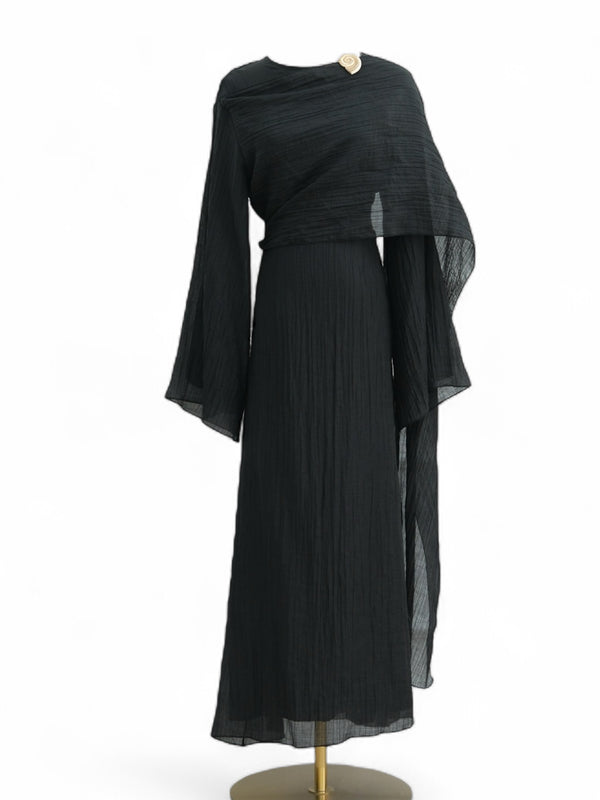 LARA SHAWL DRESS