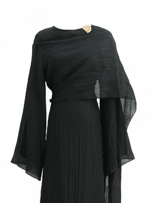 LARA SHAWL DRESS