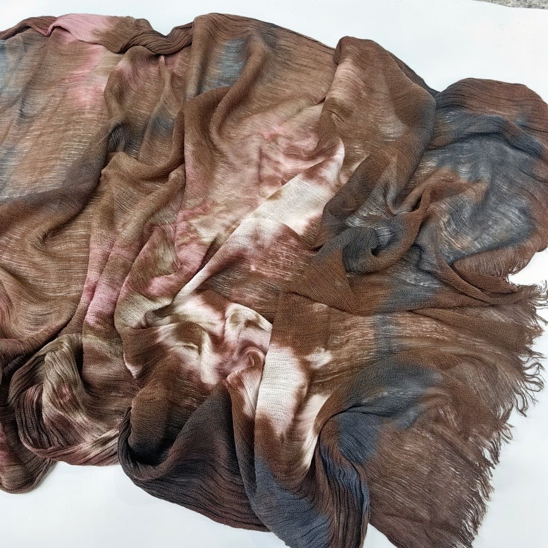 BRONZE TIE DYE RAYON
