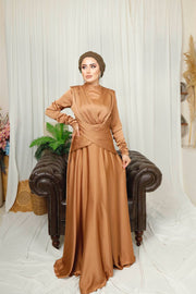 EMAN SATIN DRESS