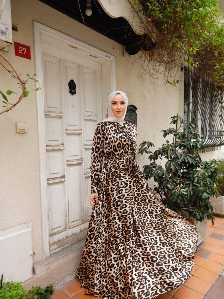 FAHIMA LEOPARD DRESS