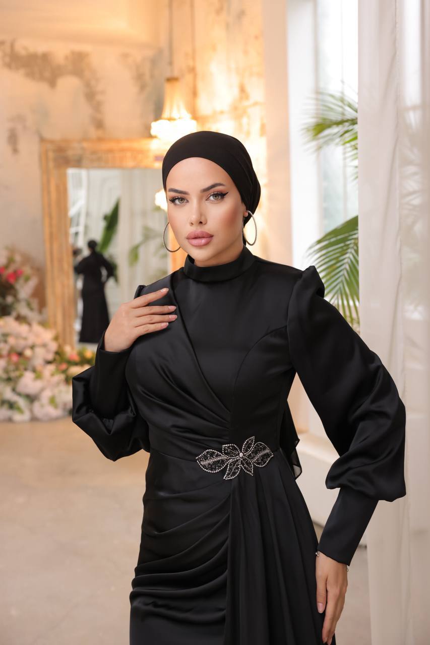 TASLIMA SATIN DRESS