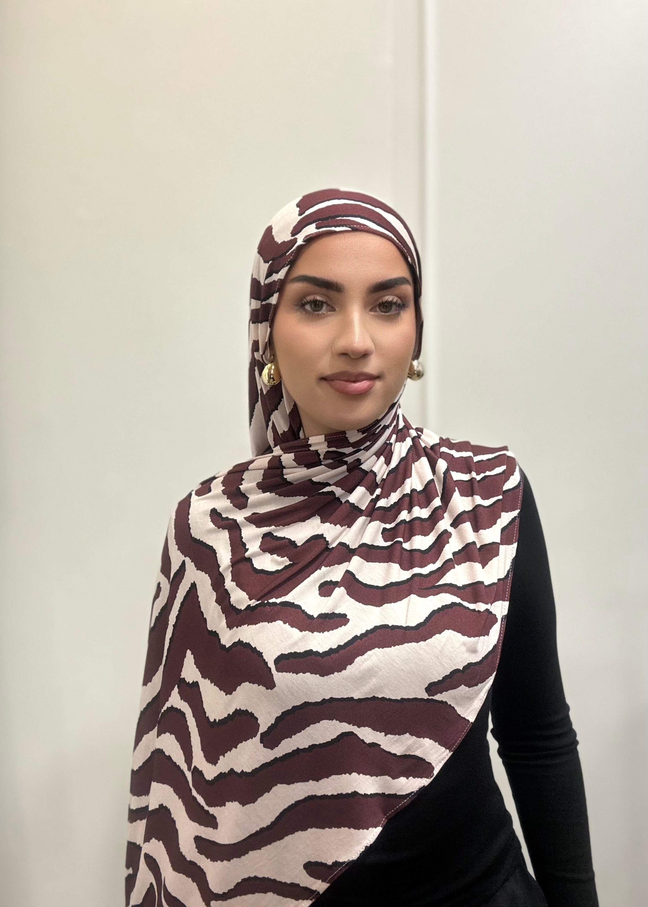 ZEBRA JERSEY HIJAB
