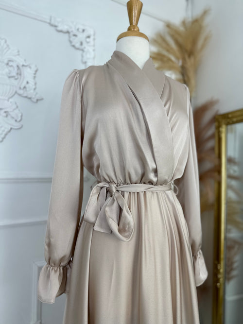 AZIZA SATIN DRESS