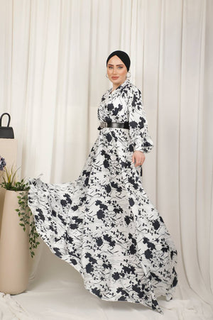 NAWAL FLORAL DRESS