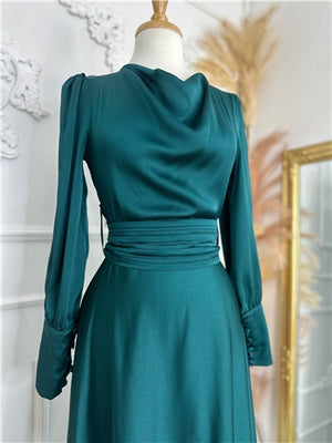 RIMA SATIN DRESS