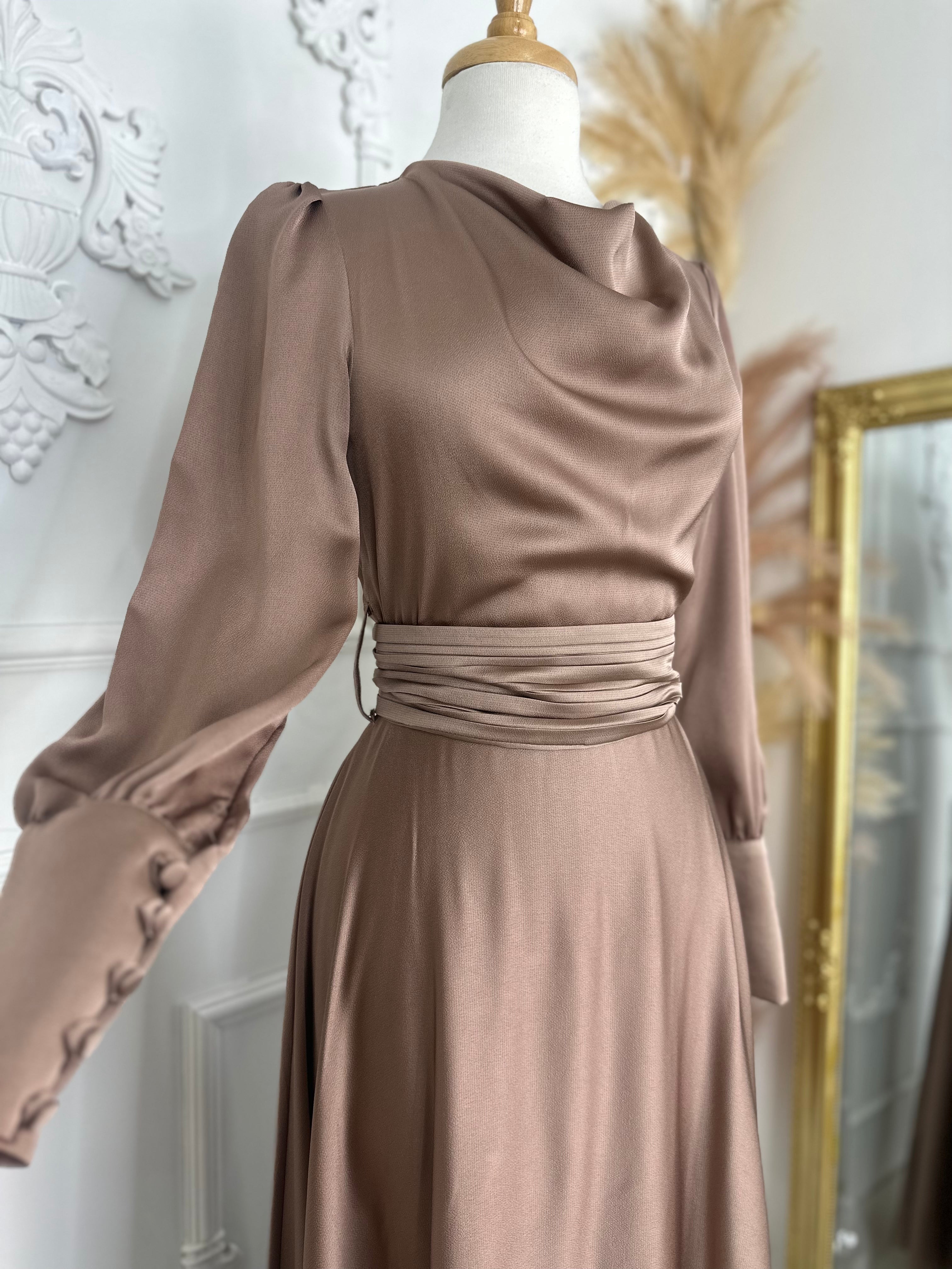 RIMA SATIN DRESS
