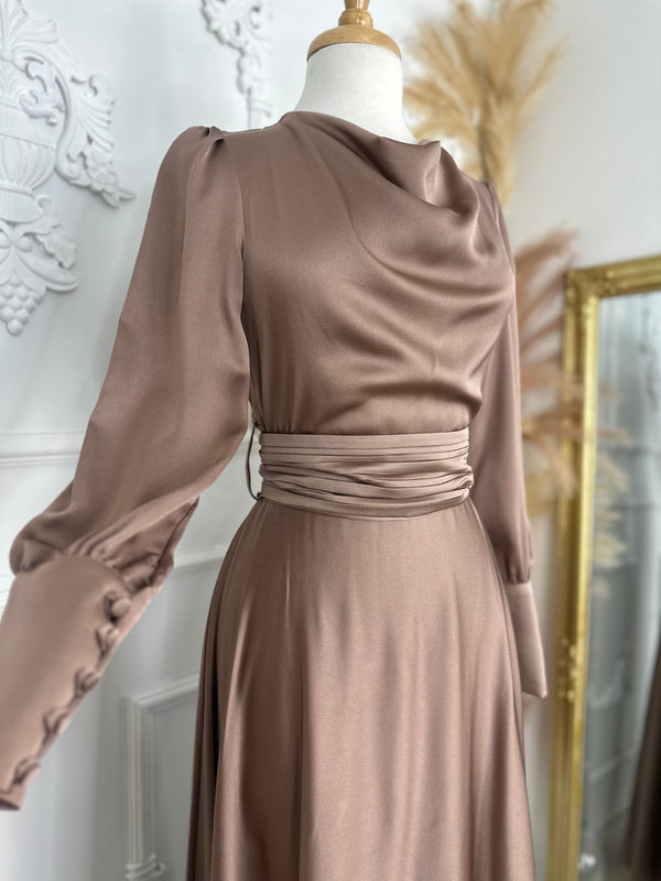 RIMA SATIN DRESS