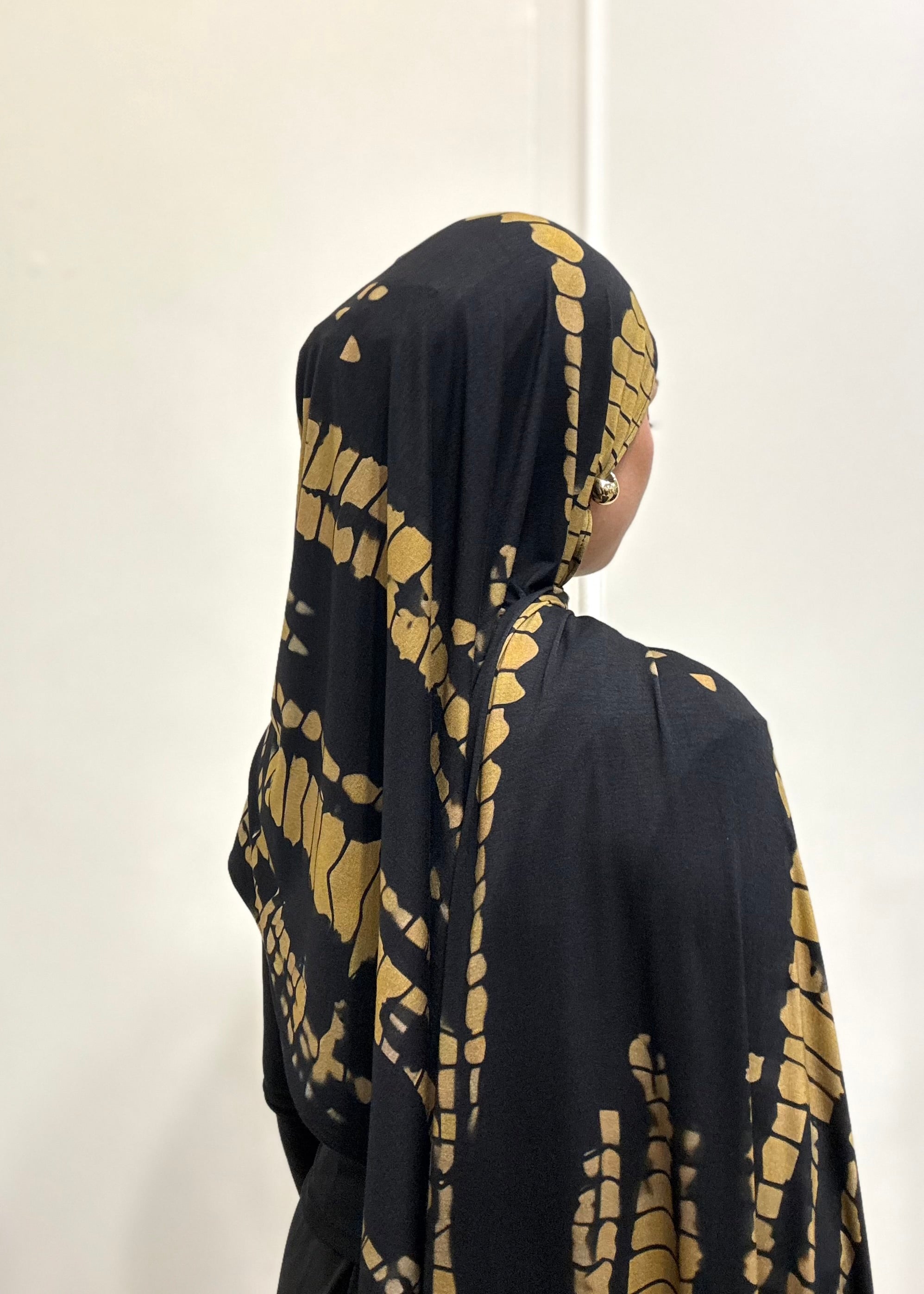 TURMERIC RIPPLE JERSEY HIJAB