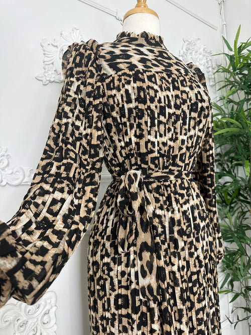 HEENA LEOPARD DRESS