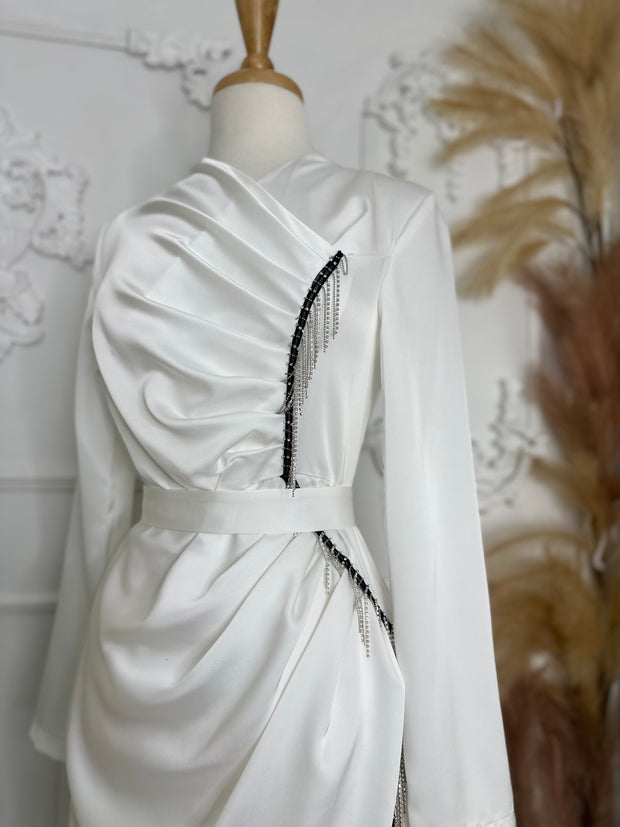 SELINA SATIN DRESS