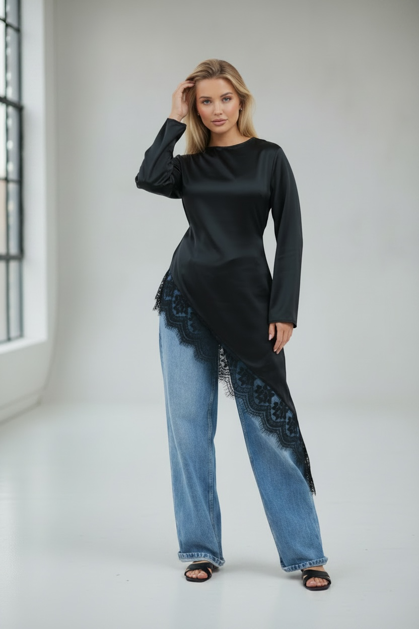 GINA LACE TOP