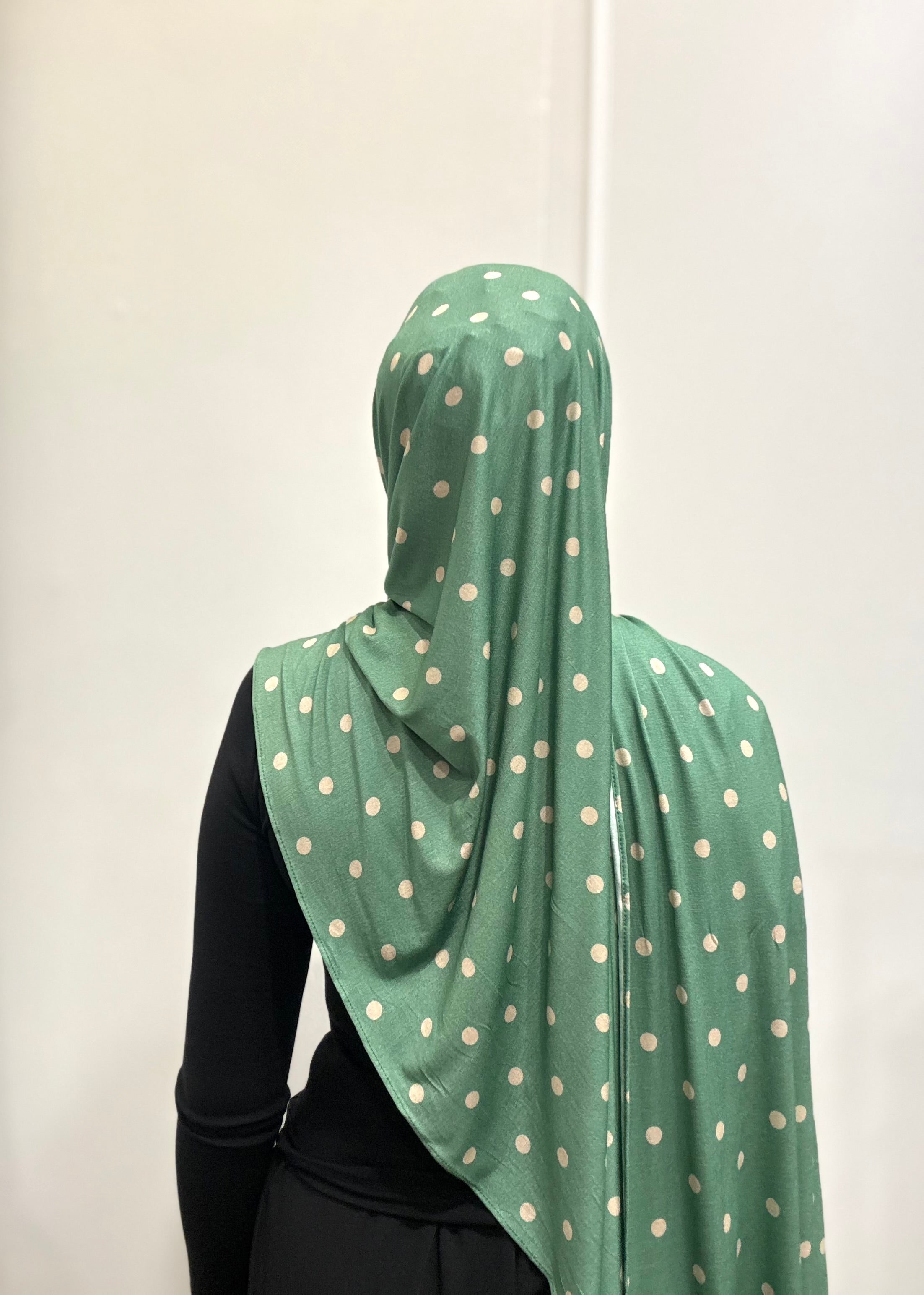 JADE POLKA DOT JERSEY HIJAB