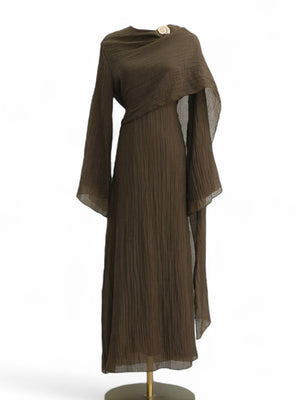 LARA SHAWL DRESS
