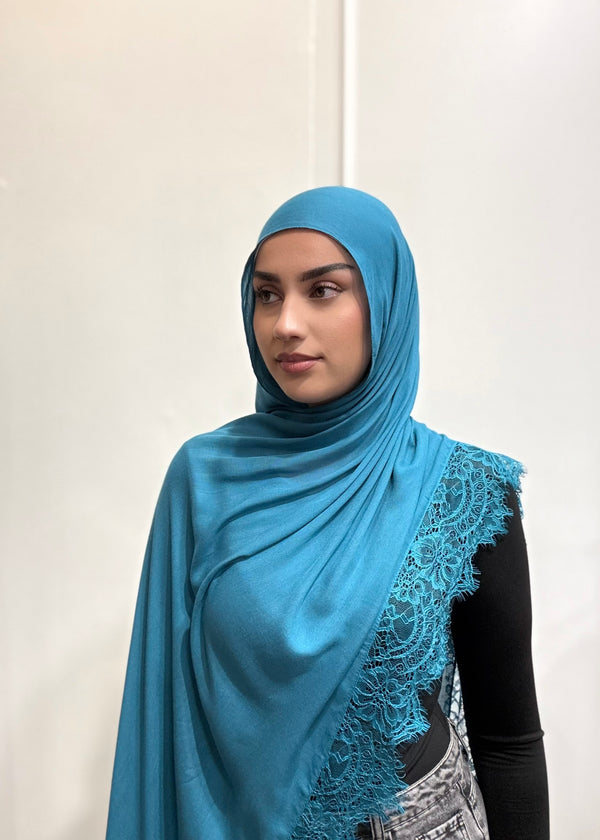 TEAL BLUE LACE MODAL