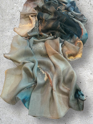 MIDNIGHT MARBLE -  MODAL HIJAB