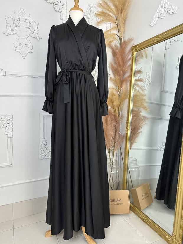 AZIZA SATIN DRESS