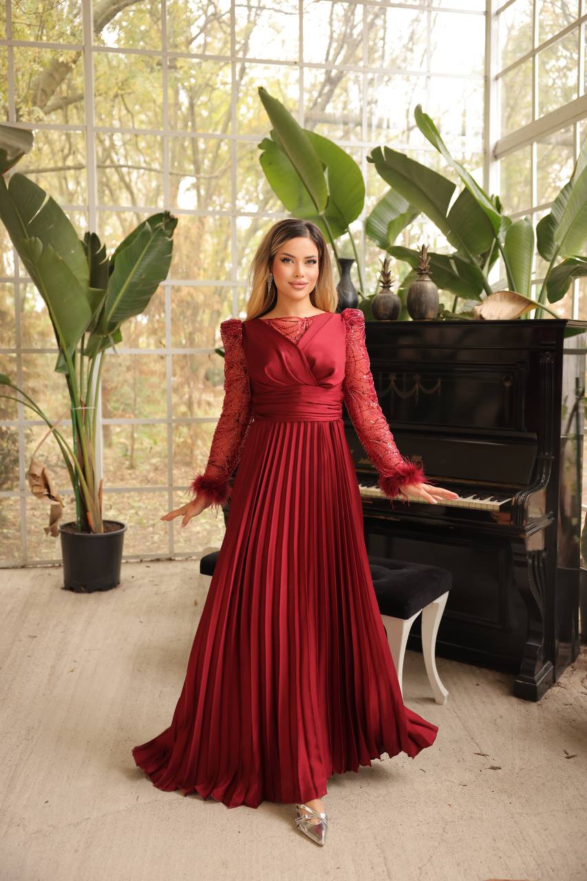 AYSHA SATIN DRESS
