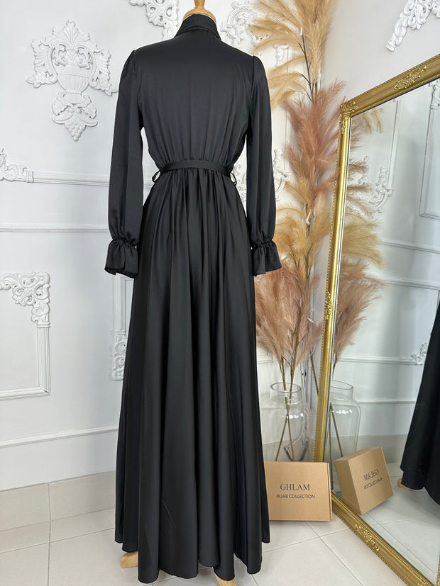 AZIZA SATIN DRESS