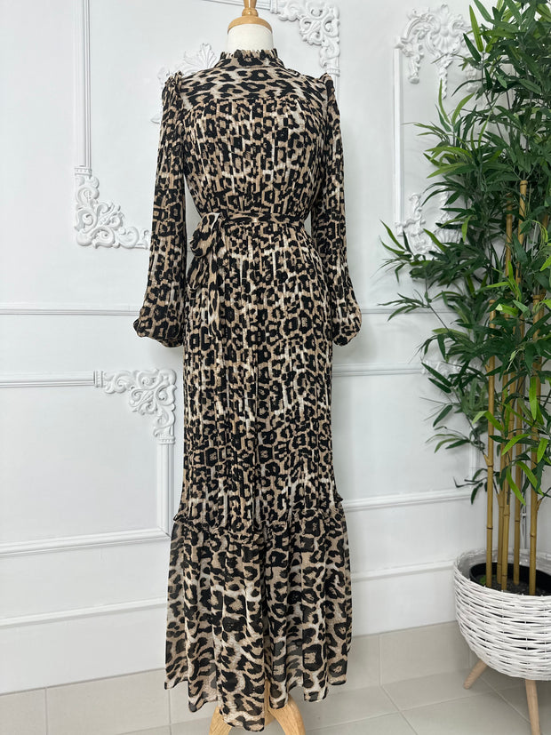HEENA LEOPARD DRESS